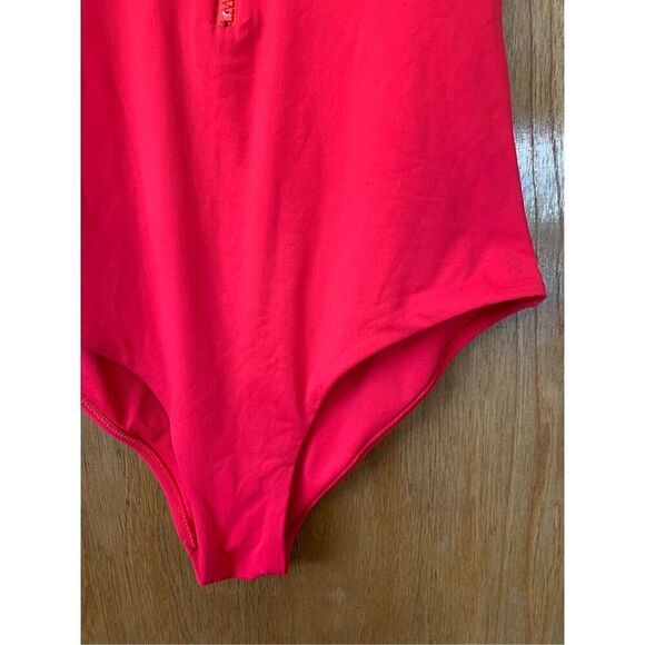Melissa Odabash Honolua Sports‎ Zip-Up Swimsuit Red Size 4 - Picture 7 of 12